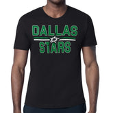 Dallas Stars Starter Mesh Look Team Name T-Shirt - Black T-shirts