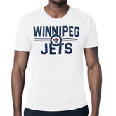 Winnipeg Jets Starter Mesh Look Team Name T-Shirt - White T-shirts