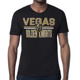 Vegas Golden Knights Starter Mesh Look Team Name T-Shirt - Black T-shirts