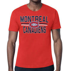 Montreal Canadiens Starter Mesh Look Team Name T-Shirt - Red T-shirts