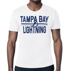 Tampa Bay Lightning Starter Mesh Look Team Name T-Shirt - White T-shirts