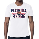Florida Panthers Starter Team Wordmark & Logo T-Shirt - White T-shirts