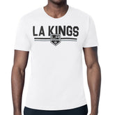Los Angeles Kings Starter Mesh Look Team Name T-Shirt - White T-shirts