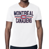 Montreal Canadiens Starter Mesh Look Team Name T-Shirt - White T-shirts