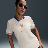 France Women's National Team Women's 2025/26 Away Replica Jersey - Cream discount