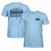 Manchester City 1863FC Duo Tone Stadium T-Shirt Discount - Sky Blue