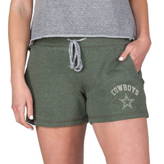 Dallas Cowboys Concepts Sport Women's Mainstream French Terry Tri-Blend Shorts - Green discount