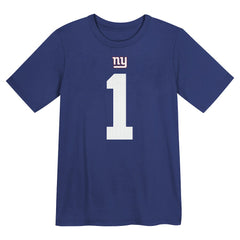 Malik Nabers New York Giants Preschool Name & Number T-Shirt - Royal online