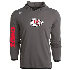 Kansas City Chiefs Greyson Clothiers Colorado Long Sleeve Hoodie T-Shirt - Gray online