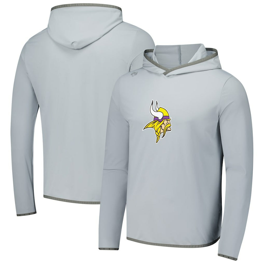 Minnesota Vikings Greyson Clothiers Colorado Long Sleeve Hoodie T-Shirt - Gray on sale