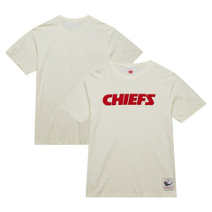 Kansas City Chiefs Vintage Logo Heritage Slub T-Shirt - Cream on sale