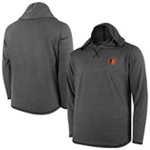 Baltimore Orioles Butter Stripe Tri-Blend Long Sleeve Hoodie T-Shirt - Black