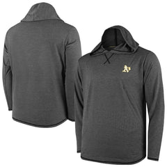 Athletics Butter Stripe Tri-Blend Long Sleeve Hoodie T-Shirt - Black