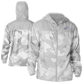 Los Angeles Dodgers Camo Flash Challenger Full-Zip Windbreaker Jacket Gray