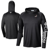 Los Angeles Dodgers Omni-Wick Terminal Tackle Raglan Long Sleeve Hoodie T-Shirt Black