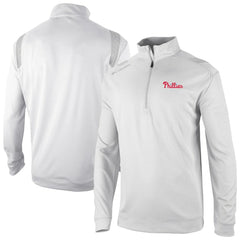 Philadelphia Phillies Oakland Downs Omni-Wick Quarter-Zip Top White