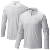 New York Yankees Terminal Tackle Raglan Omni-Shade Quarter-Zip Pullover Top White