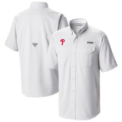 Philadelphia Phillies Omni-Wick Low Drag Offshore Button-Up Shirt White