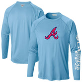 Atlanta Braves Terminal Tackle Long Sleeve T-Shirt Light Blue