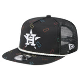 Houston Astros Gummy Golfer Trucker Adjustable Hat Black