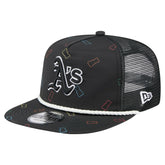 Athletics Gummy Golfer Trucker Adjustable Hat Black