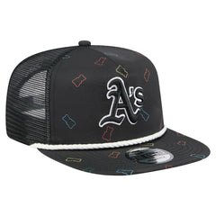 Athletics Gummy Golfer Trucker Adjustable Hat Black