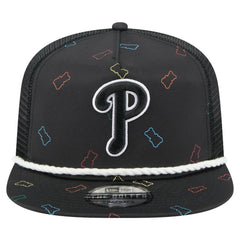 Philadelphia Phillies Gummy Golfer Trucker Adjustable Hat Black