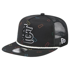 St. Louis Cardinals Gummy Golfer Trucker Snapback Hat Black