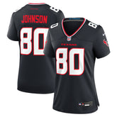 Andre Johnson Houston Texans Women's Team Retired Player Game Jersey - Navy discount