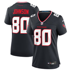 Andre Johnson Houston Texans Women's Team Retired Player Game Jersey - Navy discount