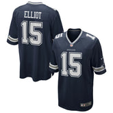 Ezekiel Elliott Dallas Cowboys Team Game Jersey - Navy discount