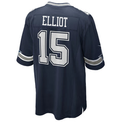 Ezekiel Elliott Dallas Cowboys Team Game Jersey - Navy discount