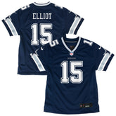 Ezekiel Elliott Dallas Cowboys Youth Game Jersey - Navy for sale