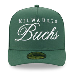 Milwaukee Bucks 2025 NBA Draft A-Frame 59FIFTY Fitted Hat - Hunter Green discount
