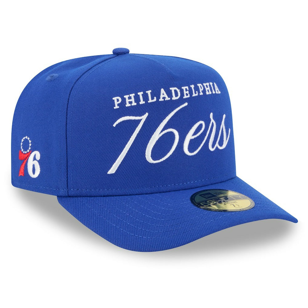Philadelphia 76ers 2025 NBA Draft A-Frame 59FIFTY Fitted Hat - Royal outlet