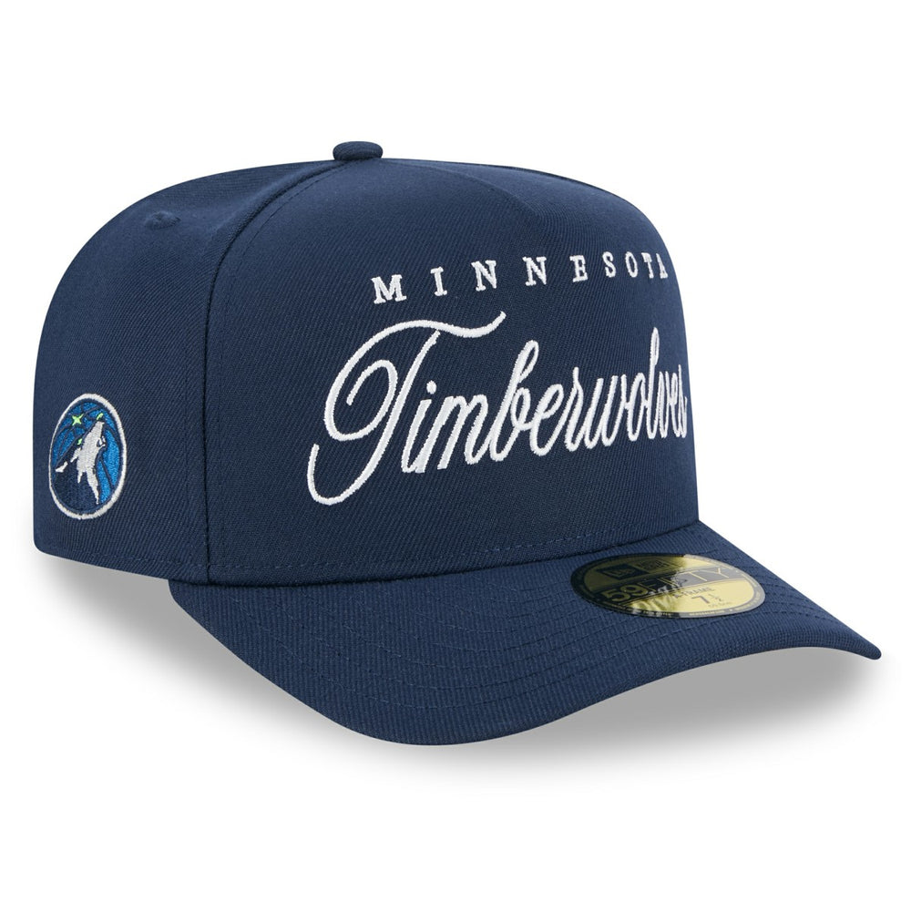 Minnesota Timberwolves 2025 NBA Draft A-Frame 59FIFTY Fitted Hat - Navy cheap