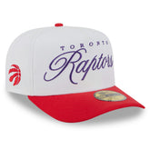 Toronto Raptors 2025 NBA Draft A-Frame 59FIFTY Fitted Hat - White/Red cheap