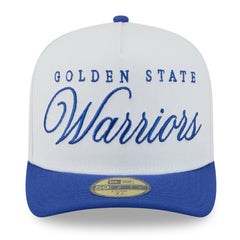 Golden State Warriors 2025 NBA Draft A-Frame 59FIFTY Fitted Hat sale - White/Royal discount