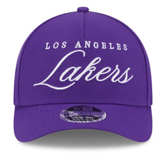 Los Angeles Lakers 2025 NBA Draft M-Crown A-Frame 9FORTY Adjustable Hat - Purple shop