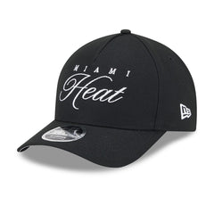 Miami Heat 2025 NBA Draft M-Crown A-Frame 9FORTY Adjustable Hat - Black sale