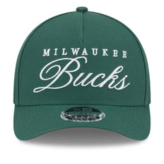 Milwaukee Bucks 2025 NBA Draft M-Crown A-Frame 9FORTY Adjustable Hat - Hunter Green for sale