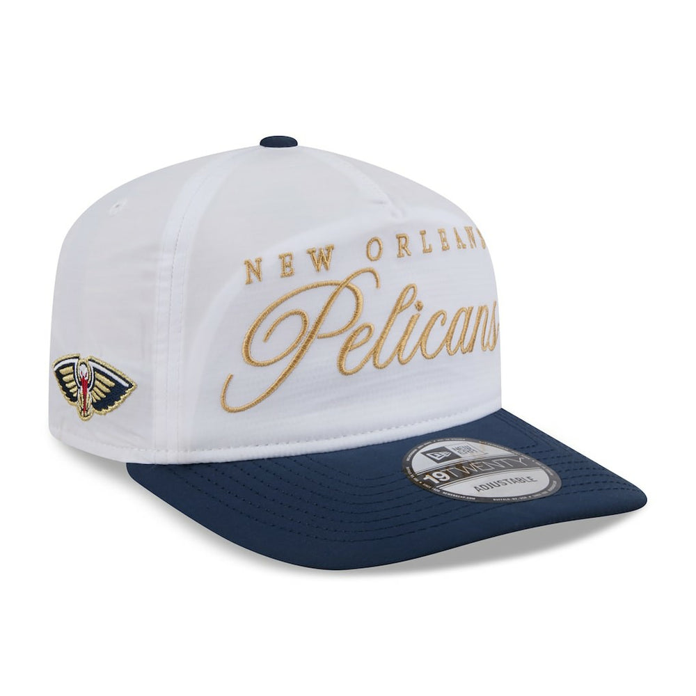New Orleans Pelicans 2025 NBA Draft On-Stage Nylon 19TWENTY Adjustable Hat - White/Navy discount