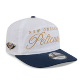 New Orleans Pelicans 2025 NBA Draft On-Stage Nylon 19TWENTY Adjustable Hat - White/Navy discount