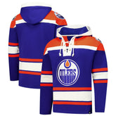 Edmonton Oilers '47 Superior Lacer Hoodie - Royal Hoodies