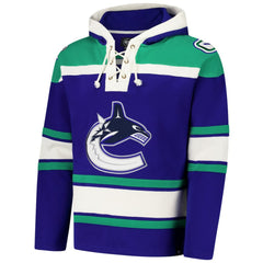 Vancouver Canucks '47 Superior Lacer Hoodie - Royal Hoodies