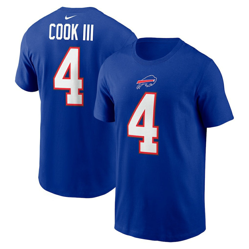 James Cook Buffalo Bills Name & Number T-Shirt - Royal outlet