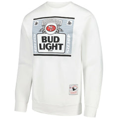 San Francisco 49ers x Bud Light The Crest Pullover Sweatshirt - White outlet