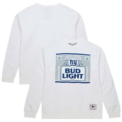 New York Giants x Bud Light The Crest Pullover Sweatshirt - White for sale