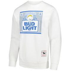 Los Angeles Chargers x Bud Light The Crest Pullover Sweatshirt - White cheap