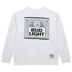 Pittsburgh Steelers x Bud Light The Crest Pullover Sweatshirt - White online